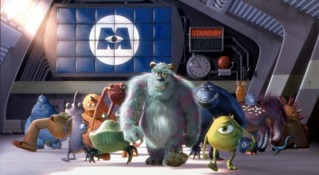 MONSTERS INC., Randall Boggs, Sulley, Mike Wazowski, 2001, (c) Buena Vista/courtesy Everett Collection