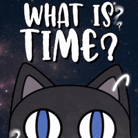 What Is Time Cat GIF by Visual Smugglers